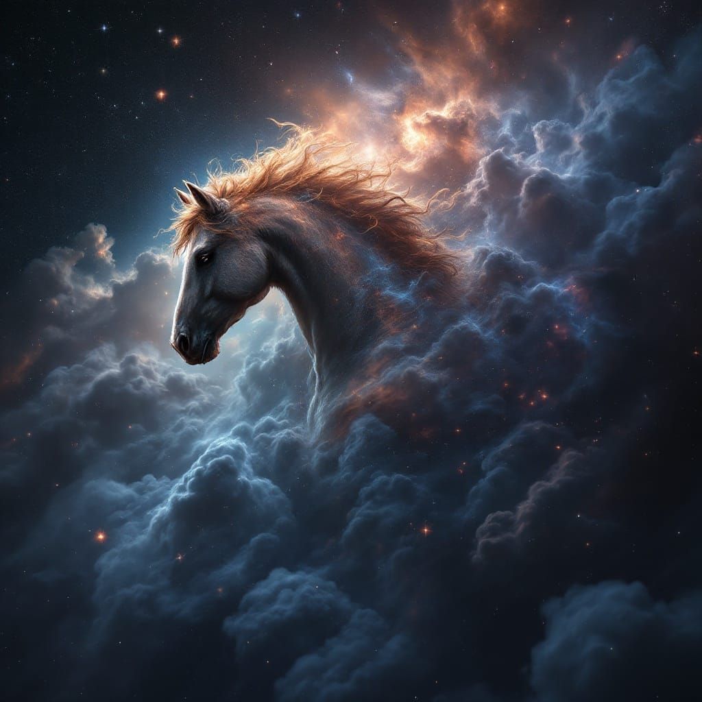 Horsehead Nebula in Hyperrealistic Detail