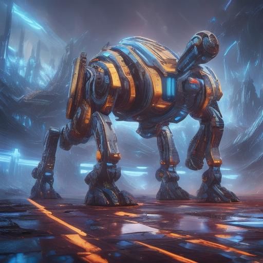 Sonic in Sci-Fi Cinematic Artwork