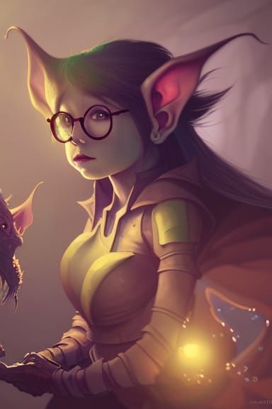 Fantasy Witch Portrait in Deep Color