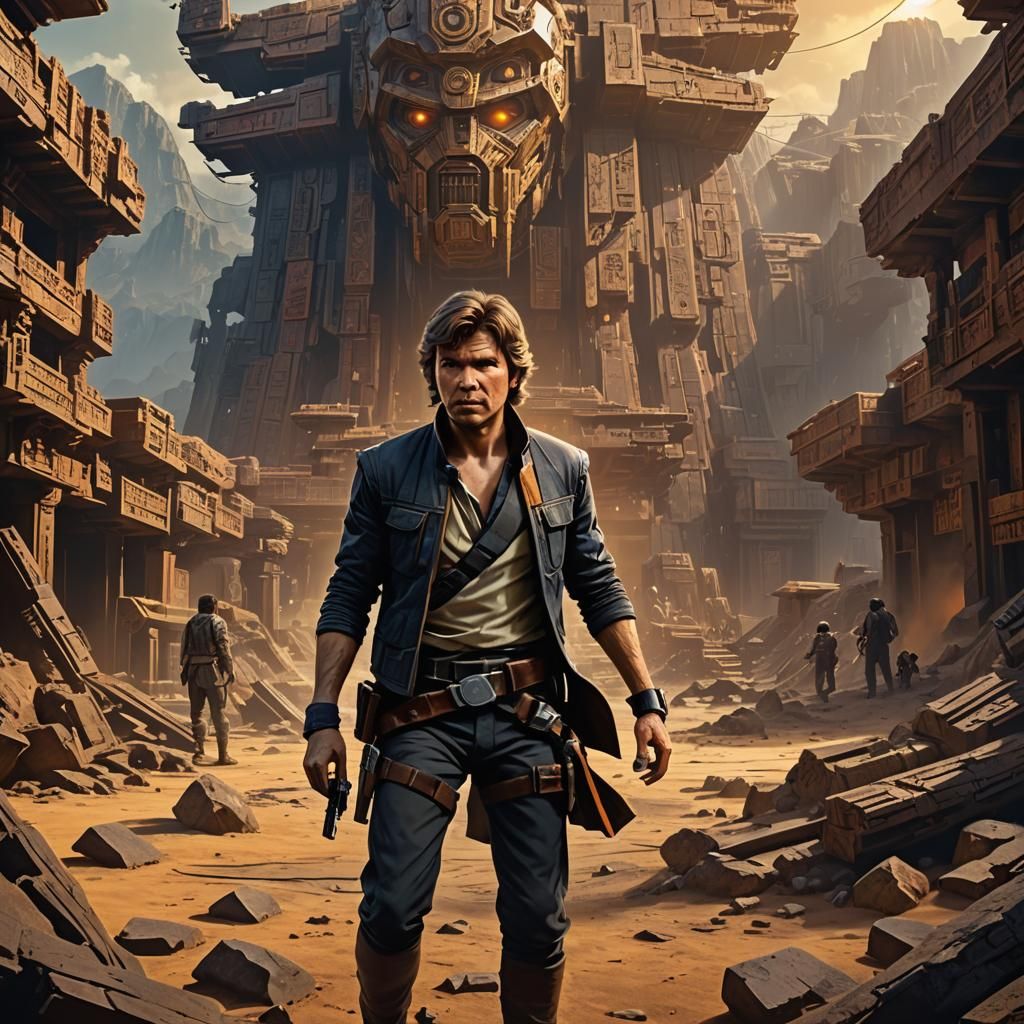 Han Solo vs Goku in Intergalactic Arena