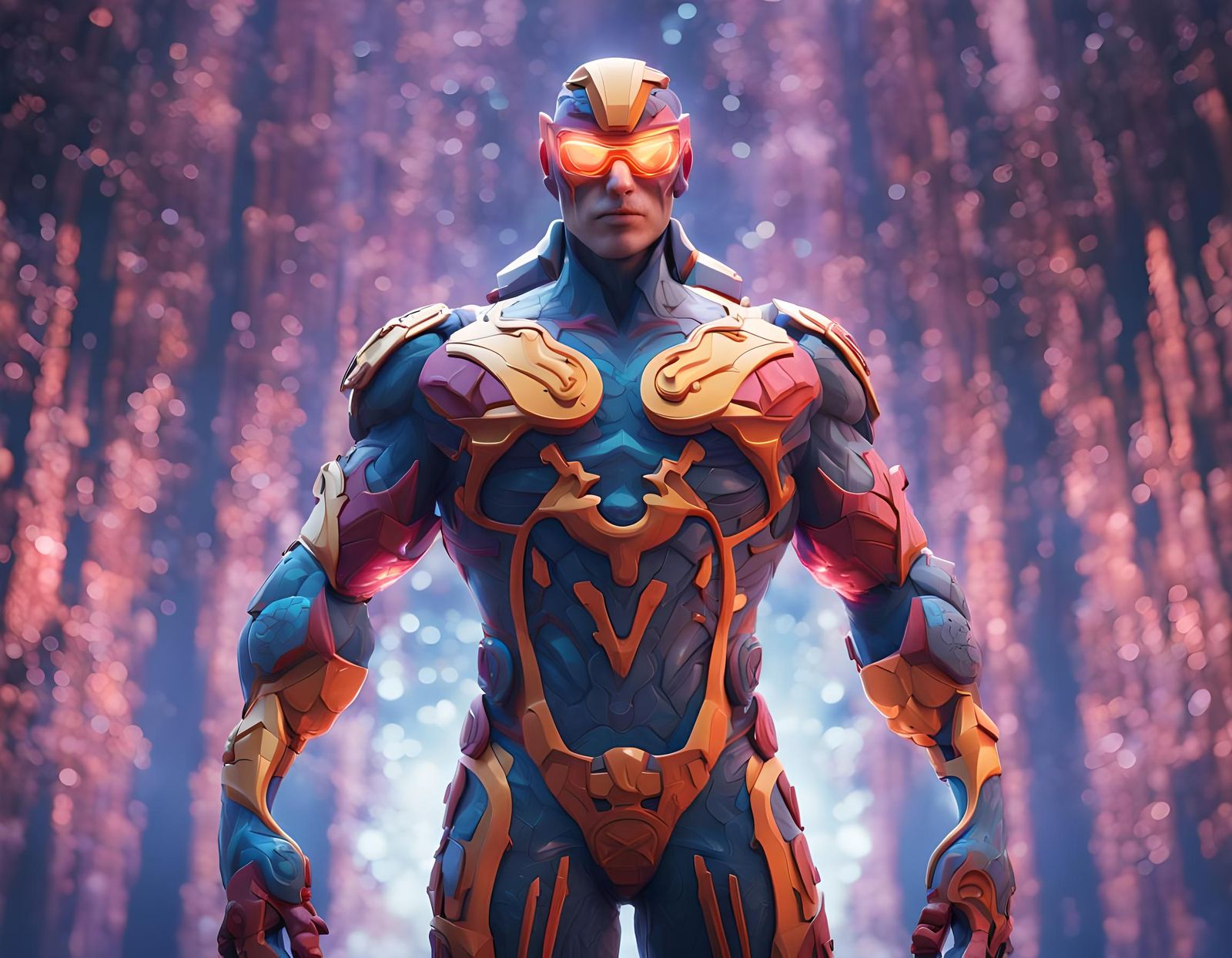 Omni-Man: Abstract Matte Painting in Unreal Engine 5