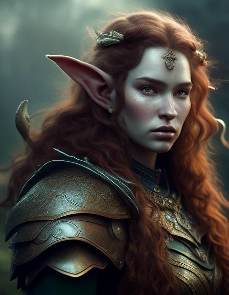 Heroic Fat Elf Concept Art in Mythic Realism