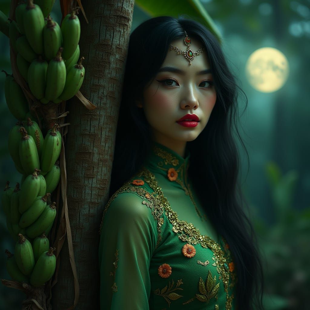Hauntingly Beautiful Nang Tani: Thai Banana Tree Spirit