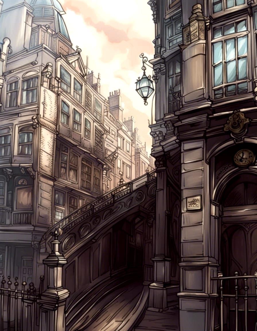 Victorian London (Background for Webtoon)