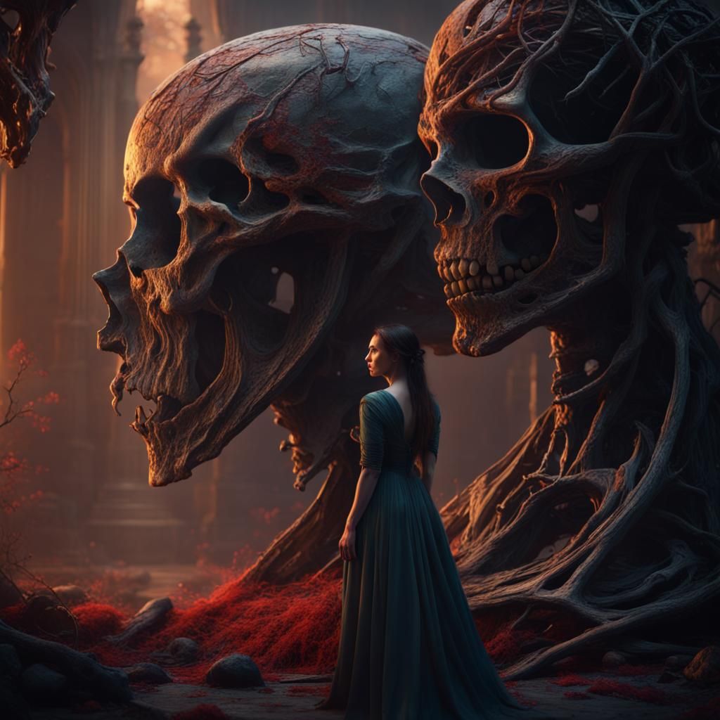 Life and Death: A Detailed Matte Painting