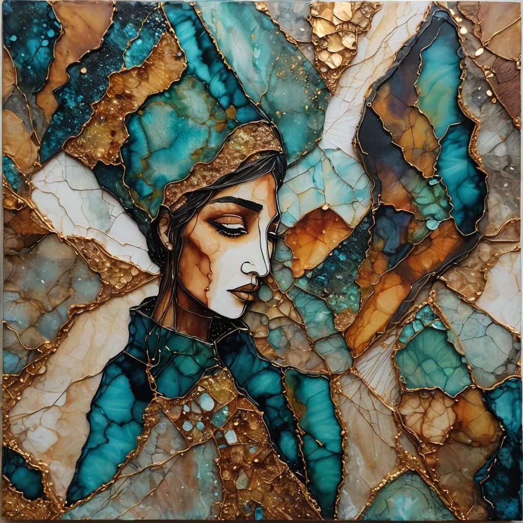 Glittercore Monolith in Teresita Fernandez Style