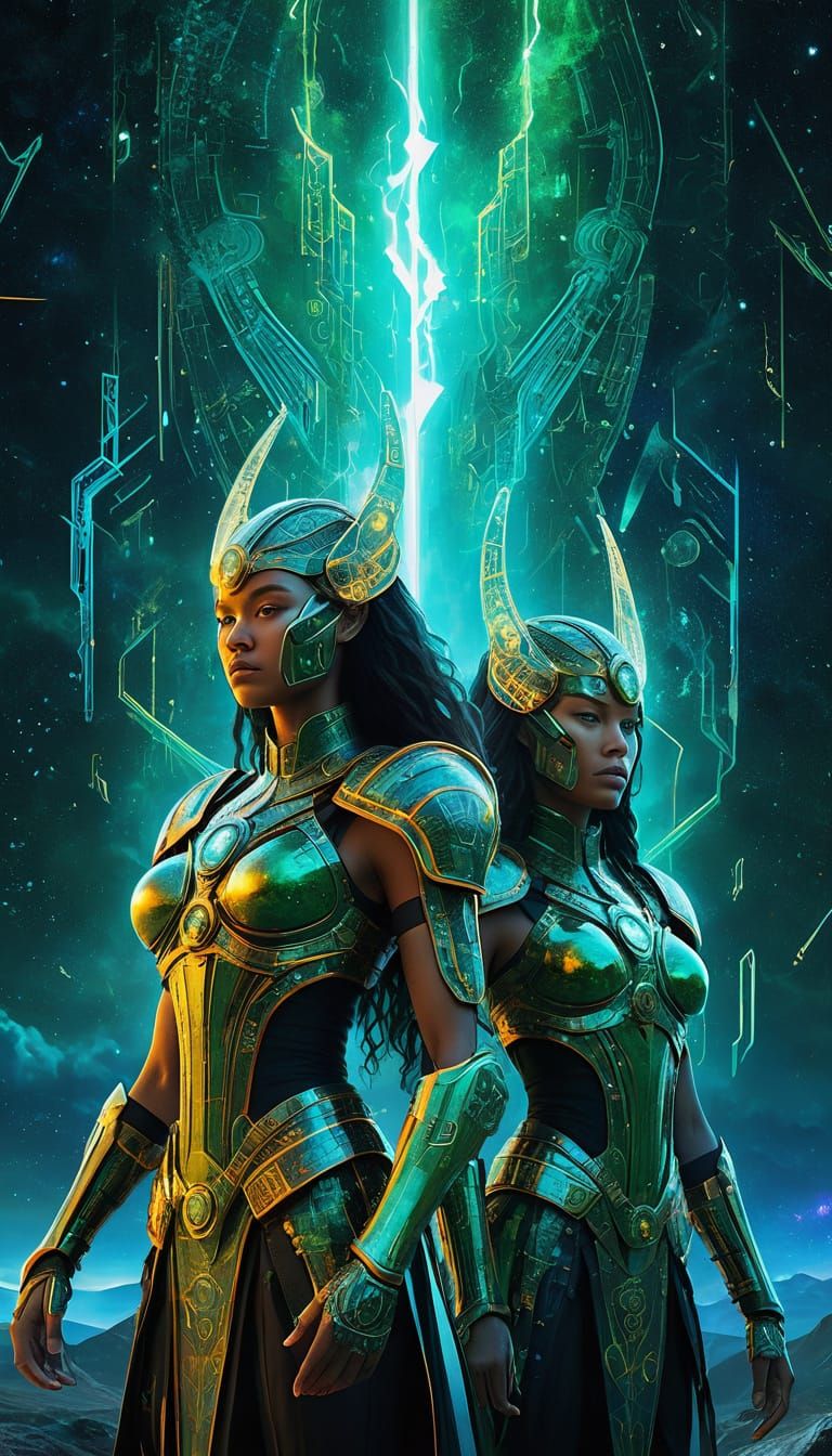 combat contre entités sur arrière-plan spatial nébuleuses et...