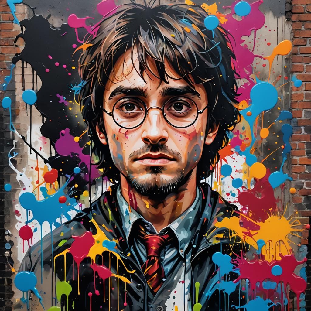 Harry Potter Graffiti Art in Ultra Quality