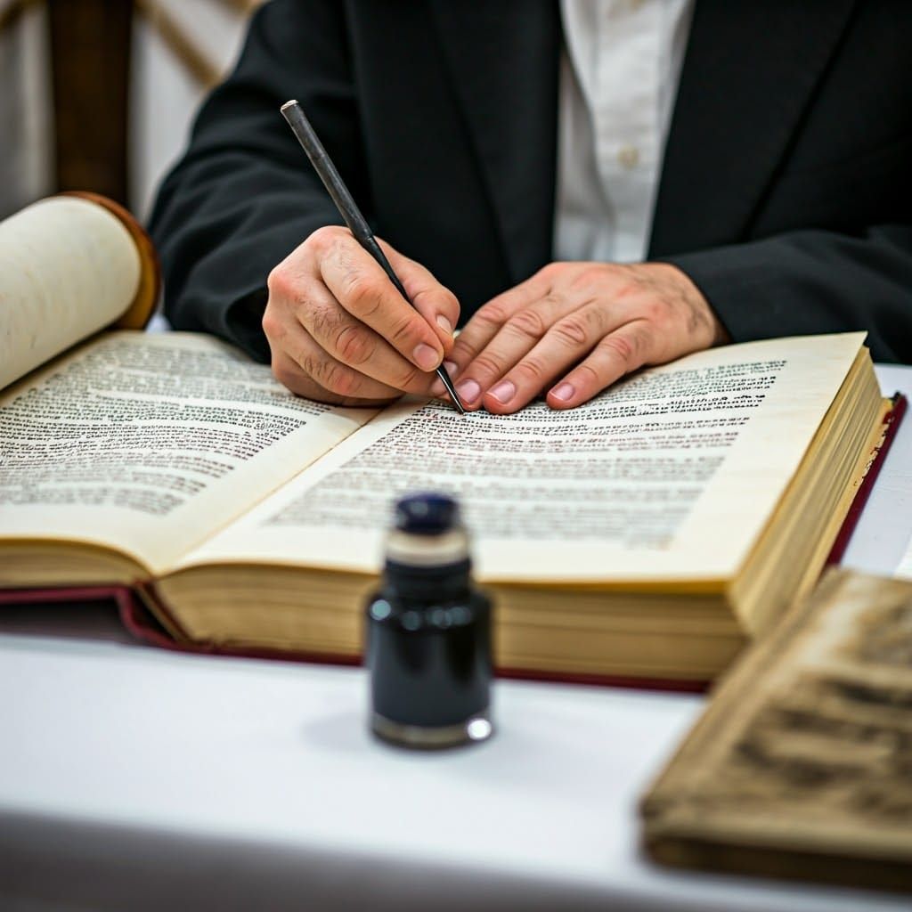 Writing the Last Letters in Sefer Torah