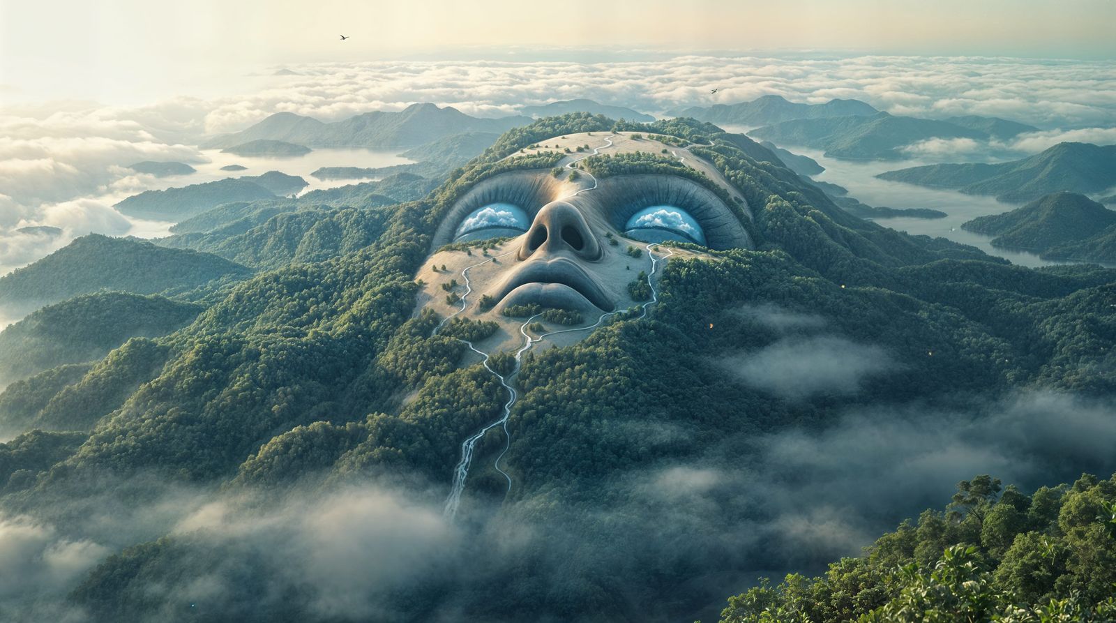 Surreal Anatomical Landscape in Photorealistic Style