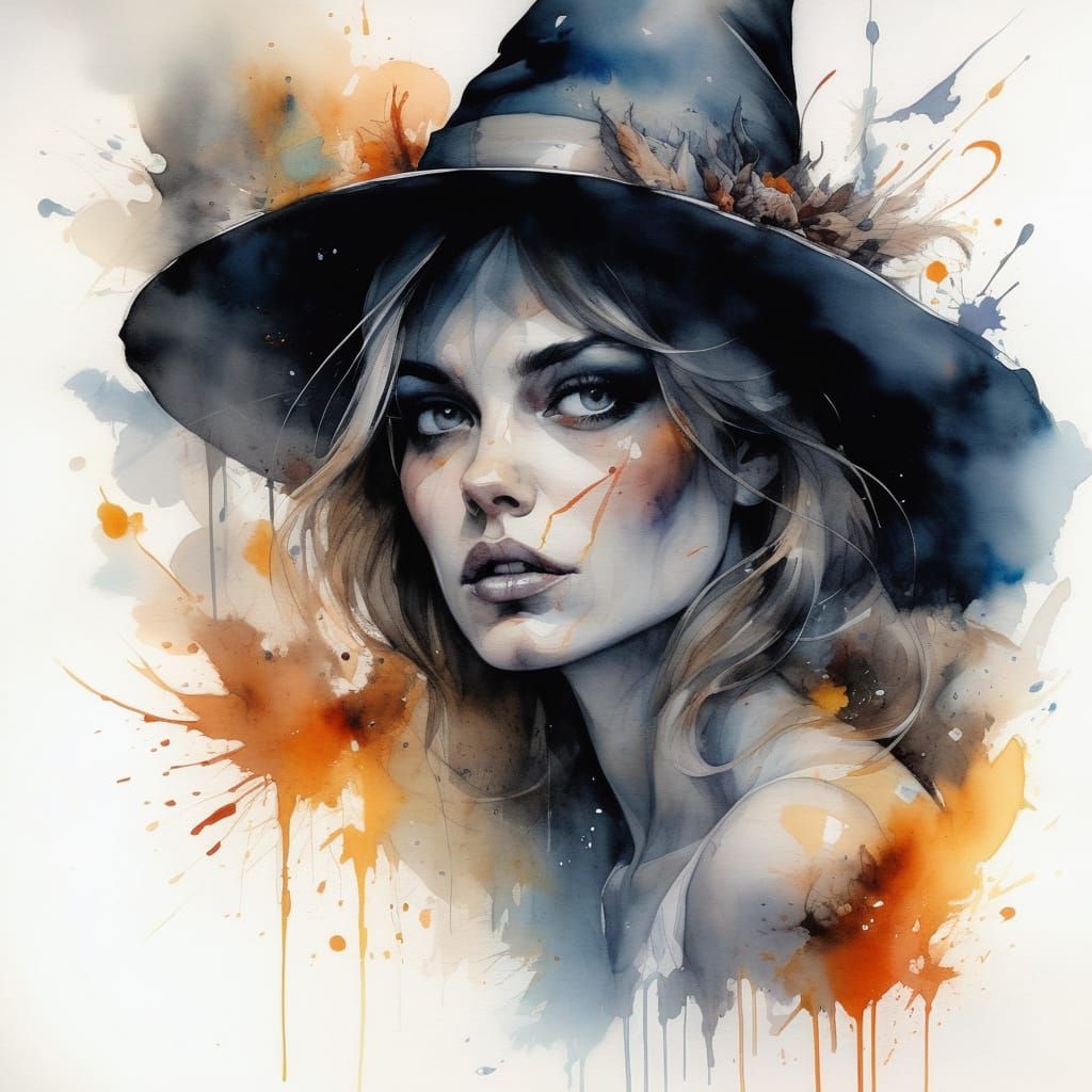 Witch Hunt: Watercolour and Cinematic Style