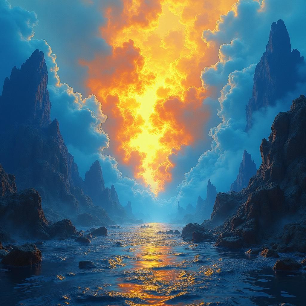 Explosive Fantasy Landscape in Unreal Engine 5