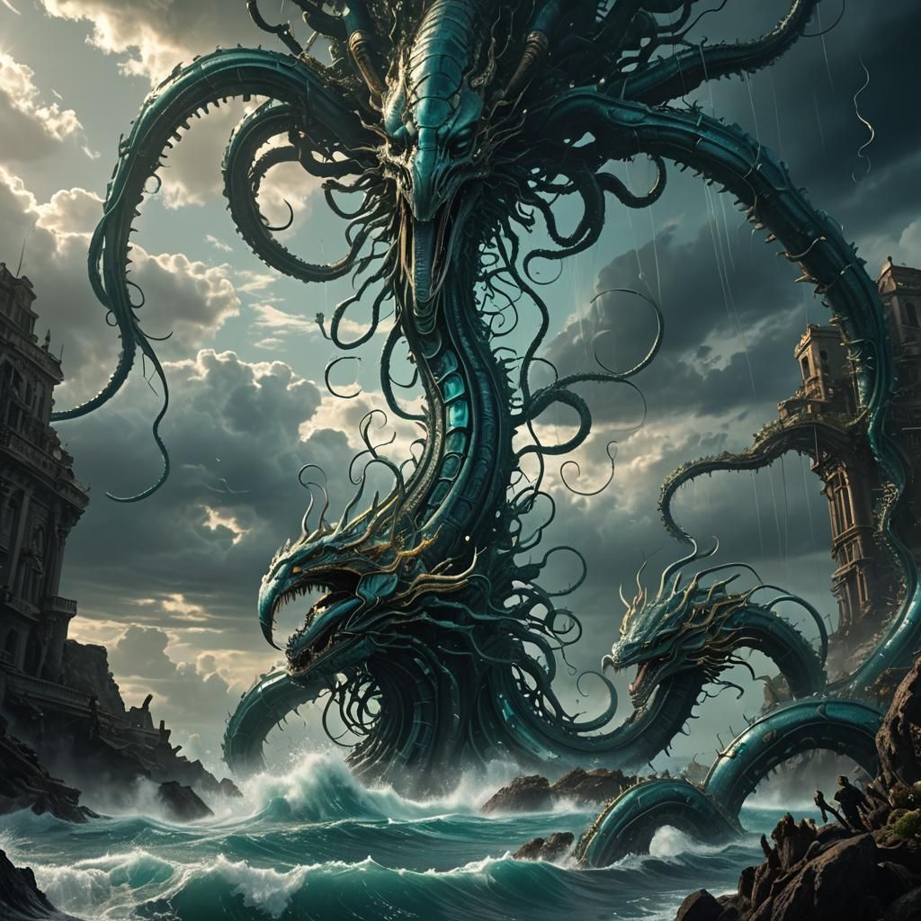 Hydra Rising: Epic Digital Matte Painting