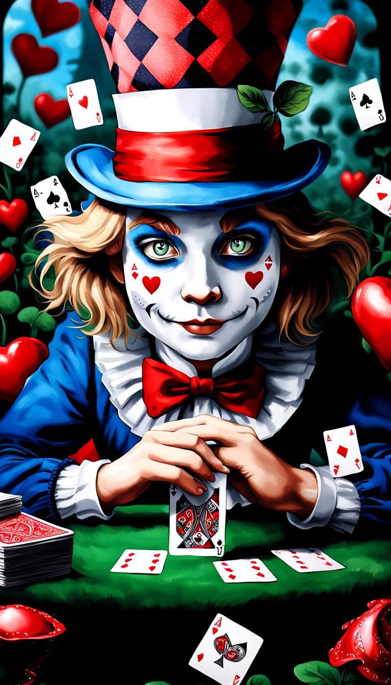 Whimsical Wonderland Card Game Scene