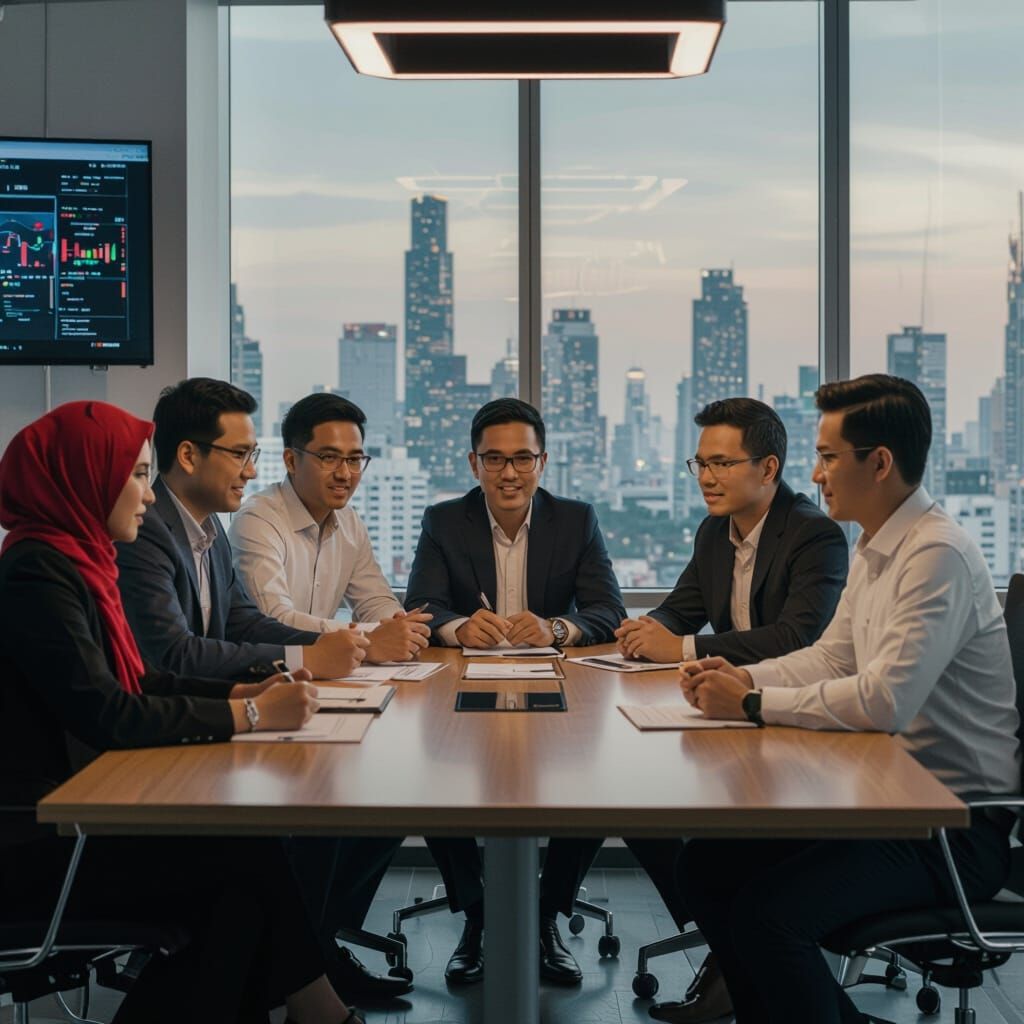 Data Scientists Discussing Scenario Simulators in a Modern O...