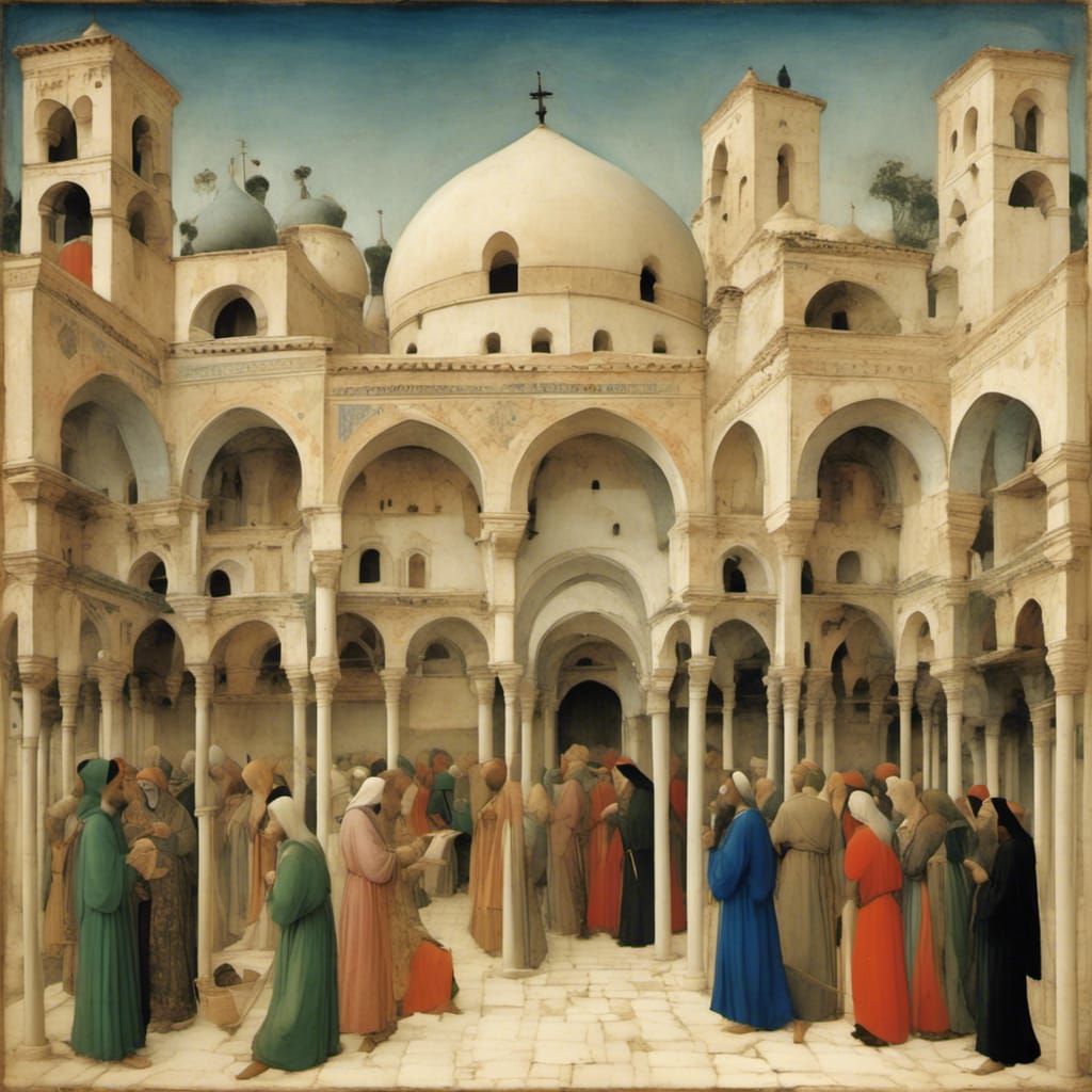 Medieval Morocco Scene: Evoking Historical Spirit