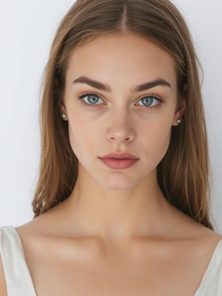 Introspective Woman Portrait in Cubist Style