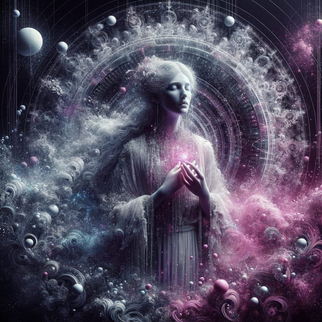 Goddess of Love and Tragedy in Fantasy-Core Style