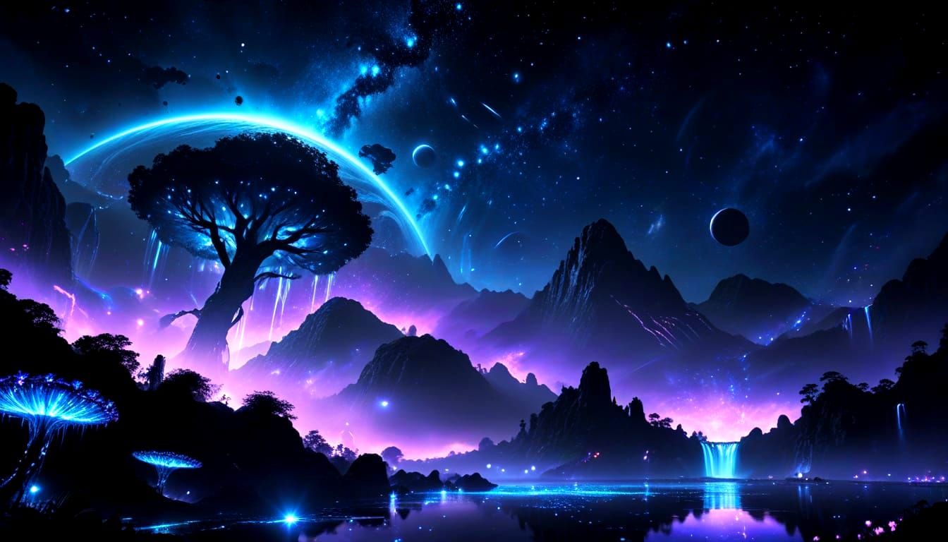 Fantasy Night Landscape 6