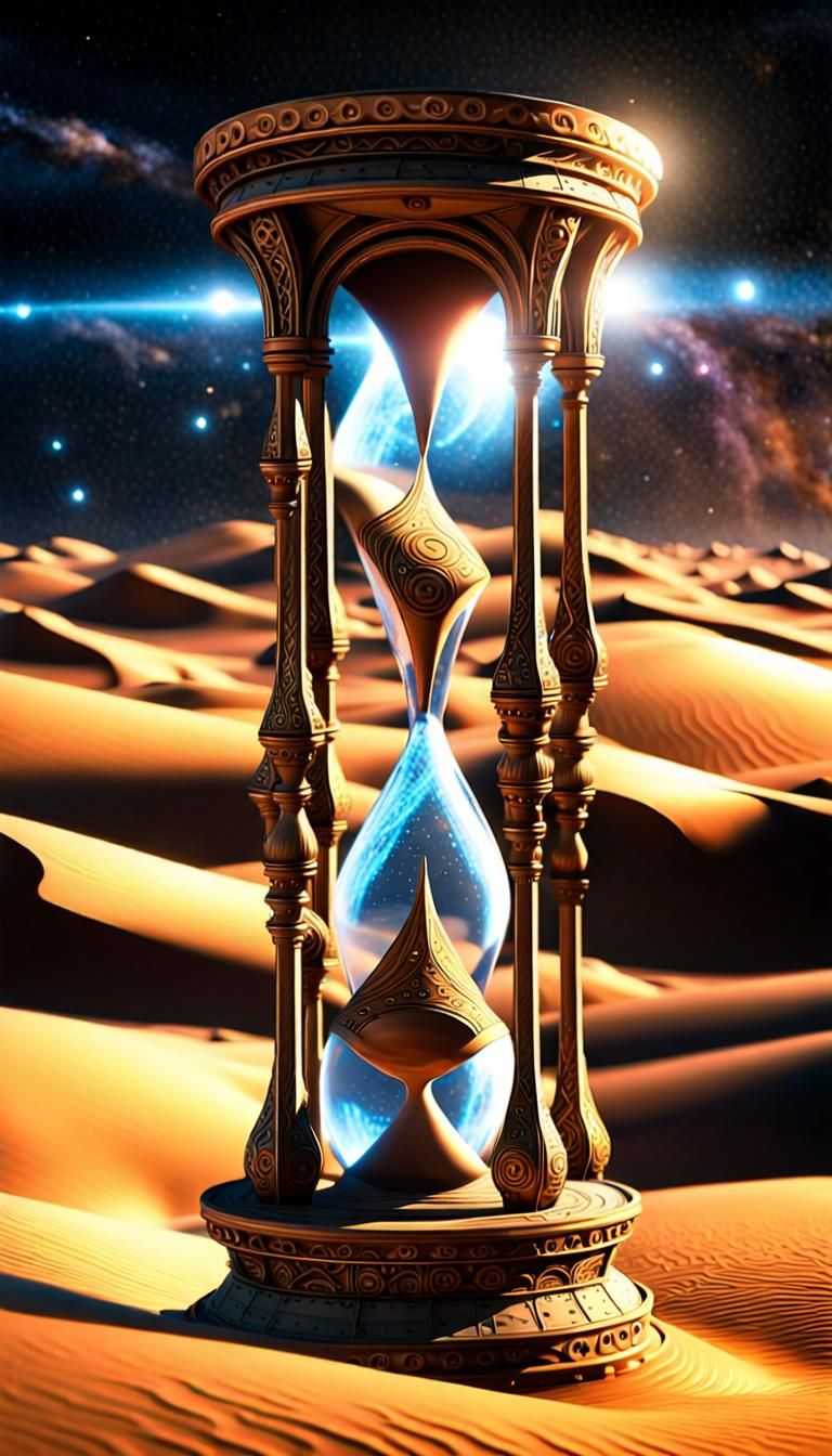 in the sands of time,""a new world of spacetime inside each ...