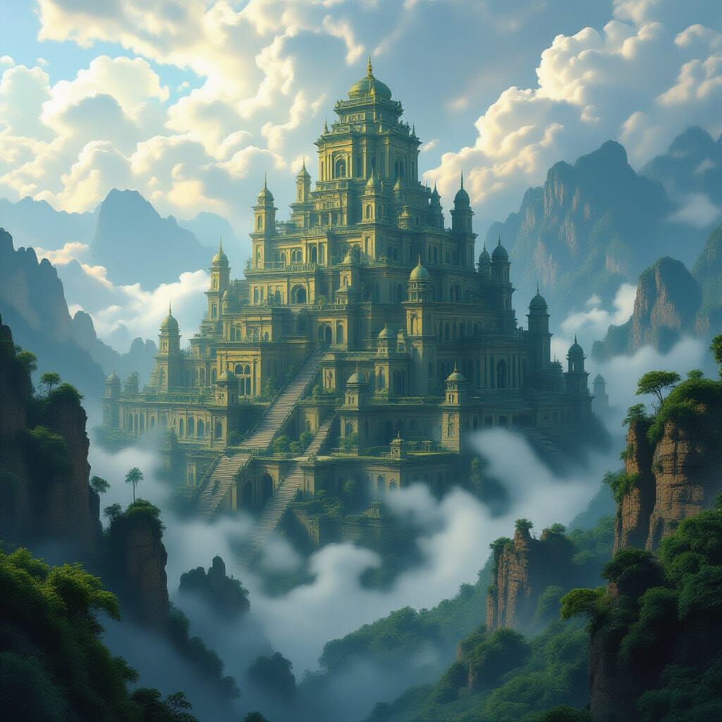 Lost City Epic Cinematic Digital Matte Painting