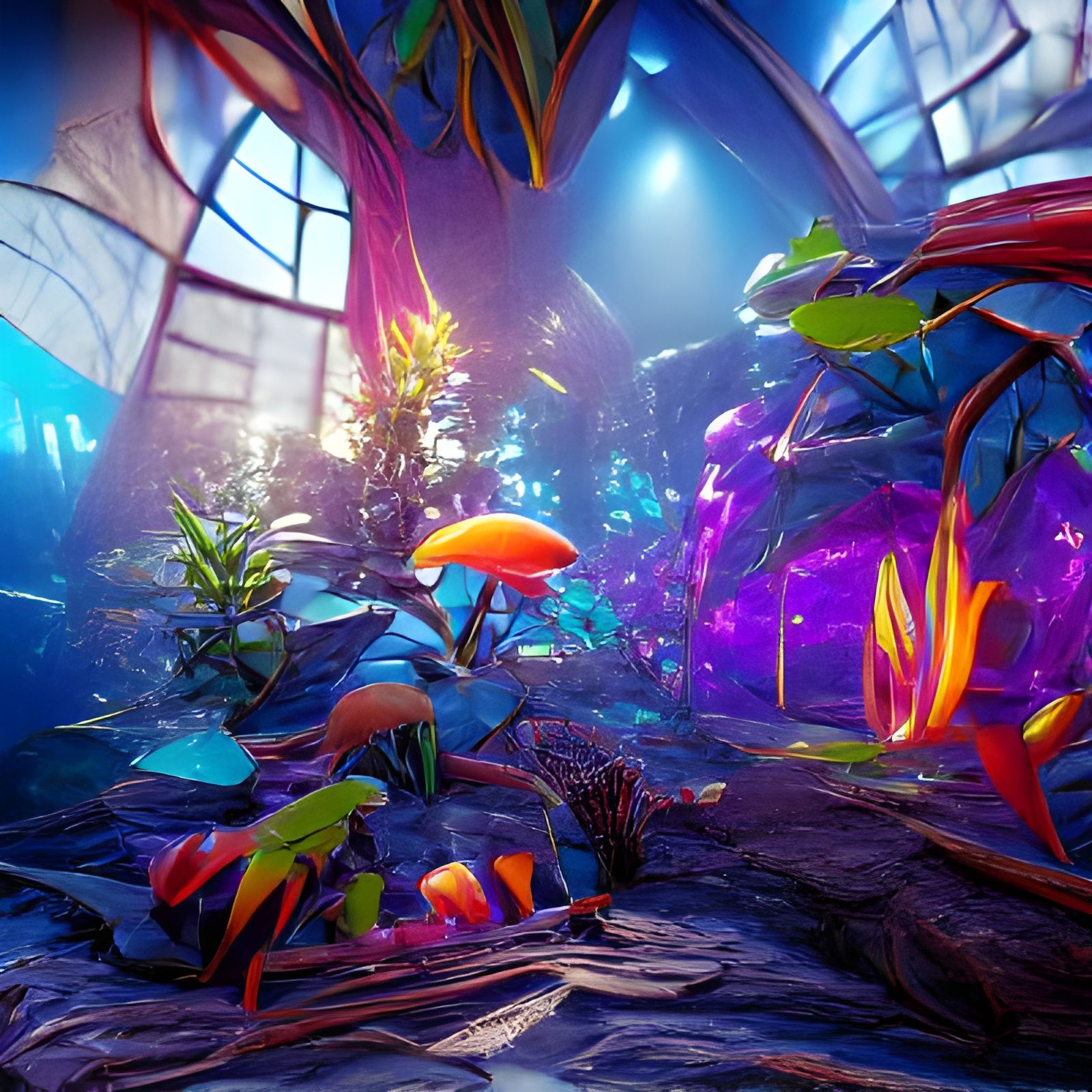 Colorful Dream Aquarium in 8K 3D