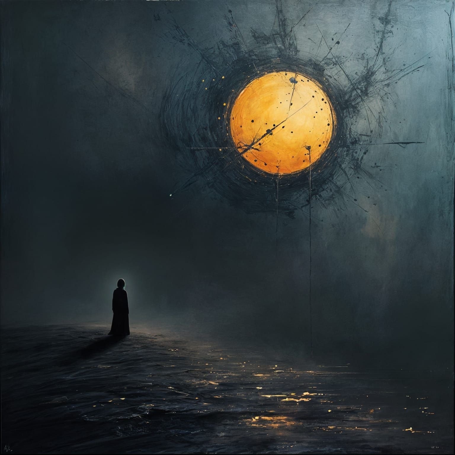 Abstract Art: Visualizing the Concept of Solitude