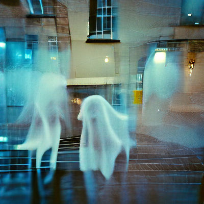 Ethereal Ghosts in the Dark