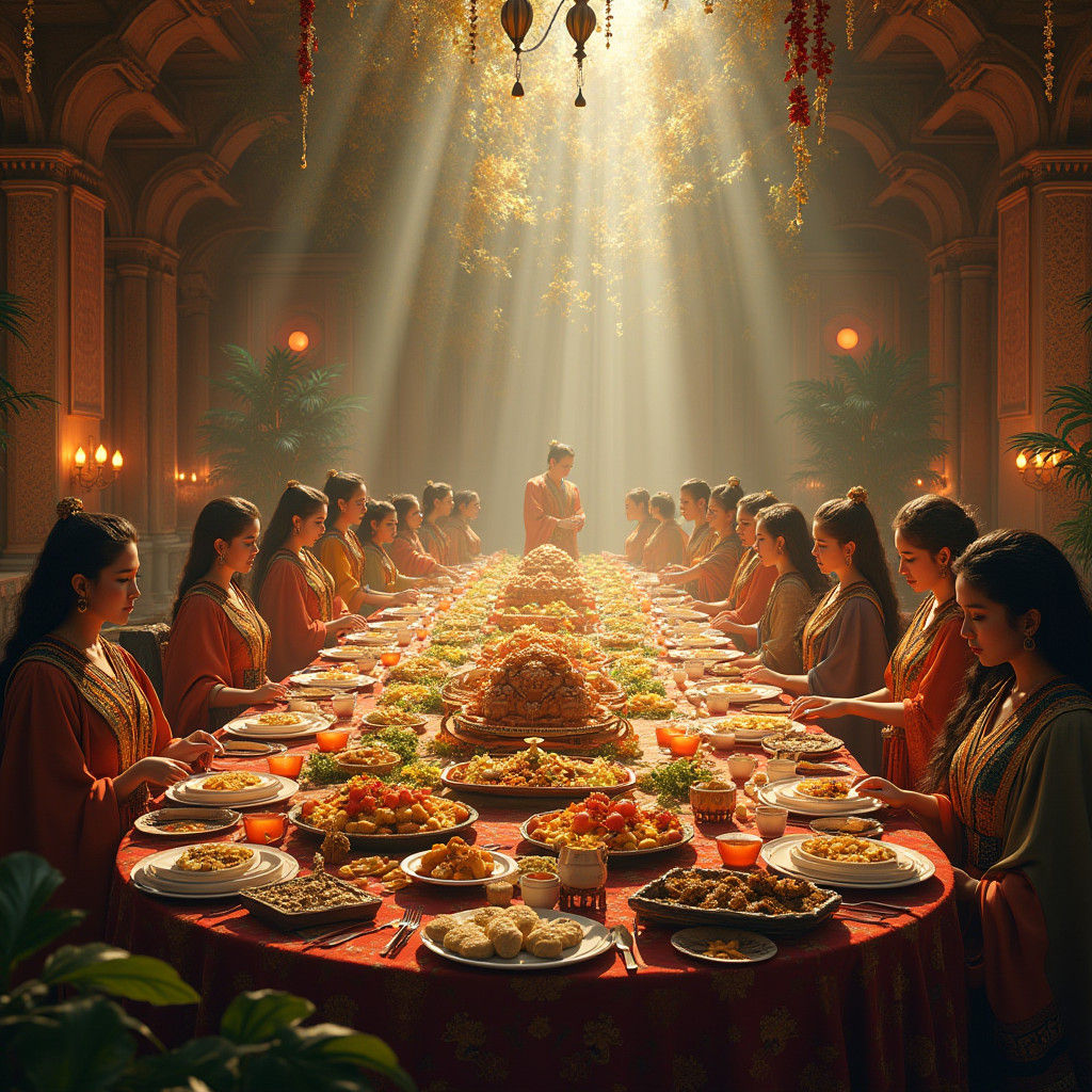 Majestic Fantasy Banquet Scene in Unreal Engine 5