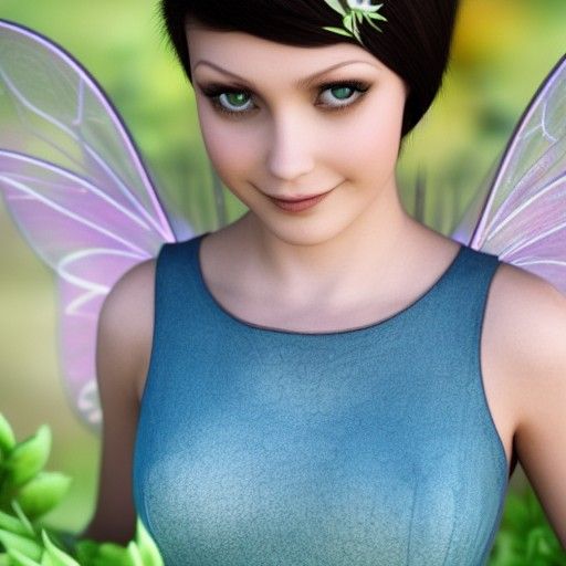 Whimsical Fairy Generated by AI