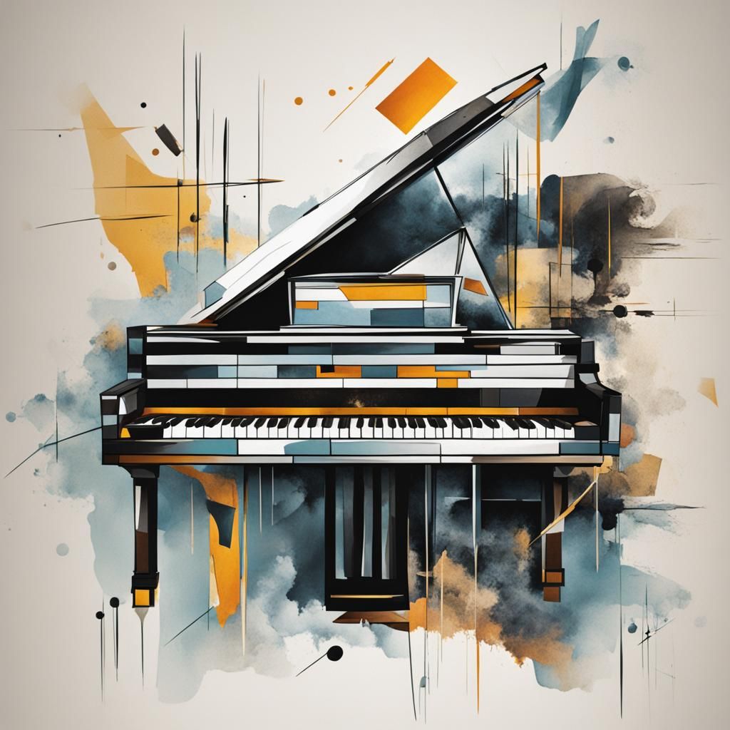Abstract Piano Art