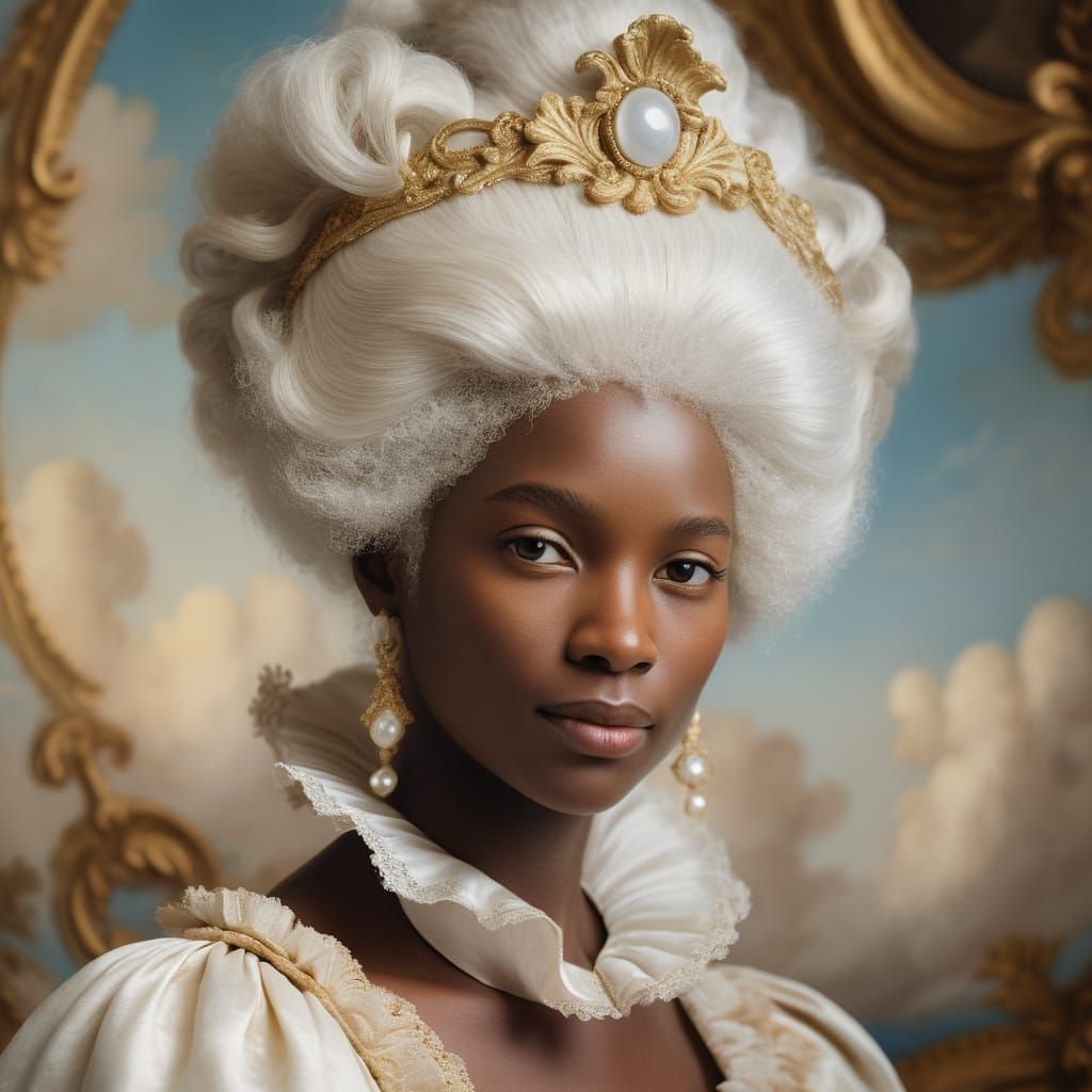 Marie Antoinette's Ship Wig: A Rococo Portrait