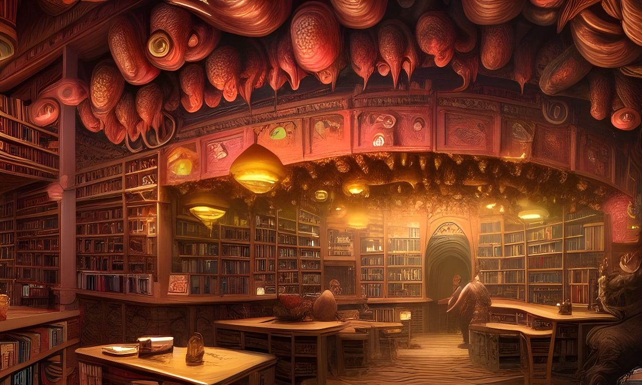 Complex Bookstore by Marc Simonetti in Unreal Engine