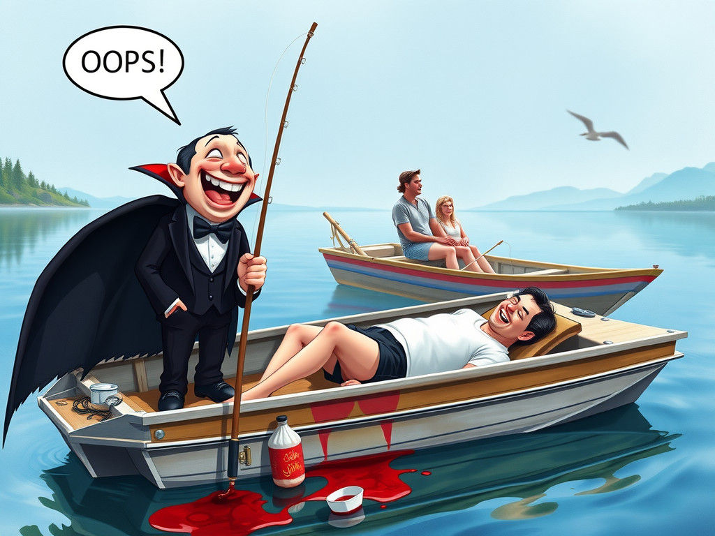 Cartoon masterpiece. Extreme wide shot of one traditional ca...