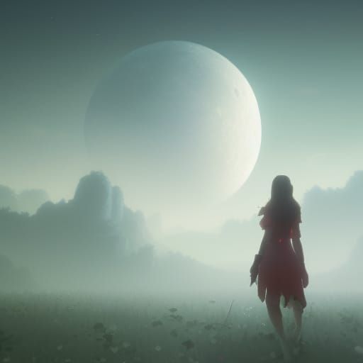 Anna Kendrick with Roses on the Moon