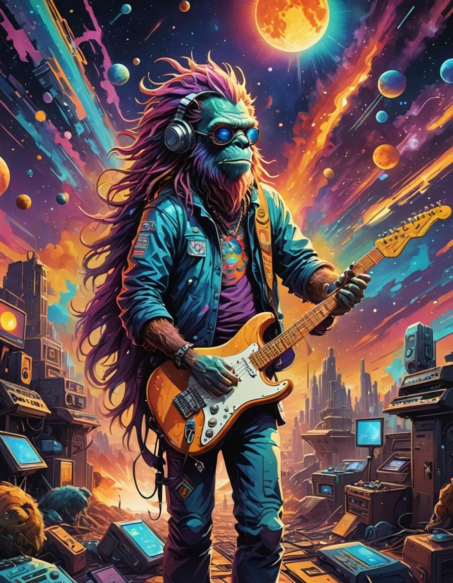 Bro, dude… an Athrodroidowhatsadoo is attacking what? Hey man, just relax and listen to my sweet Strat…