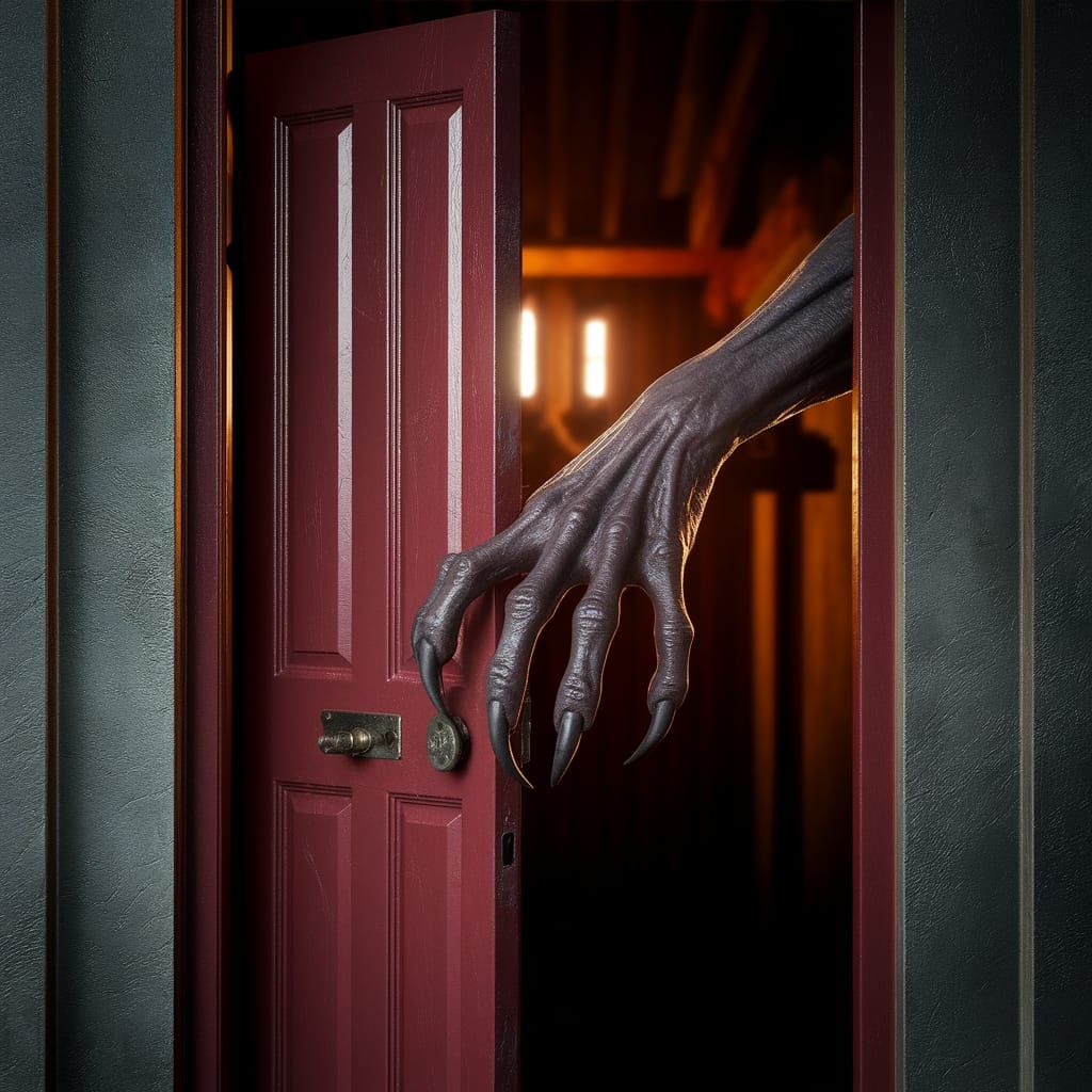 Terrifying Red Door Reveals Decaying Arm