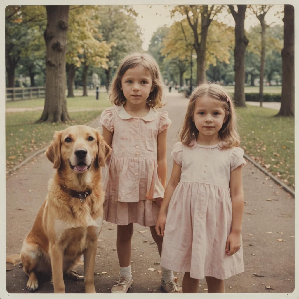 A Polaroid family photograph