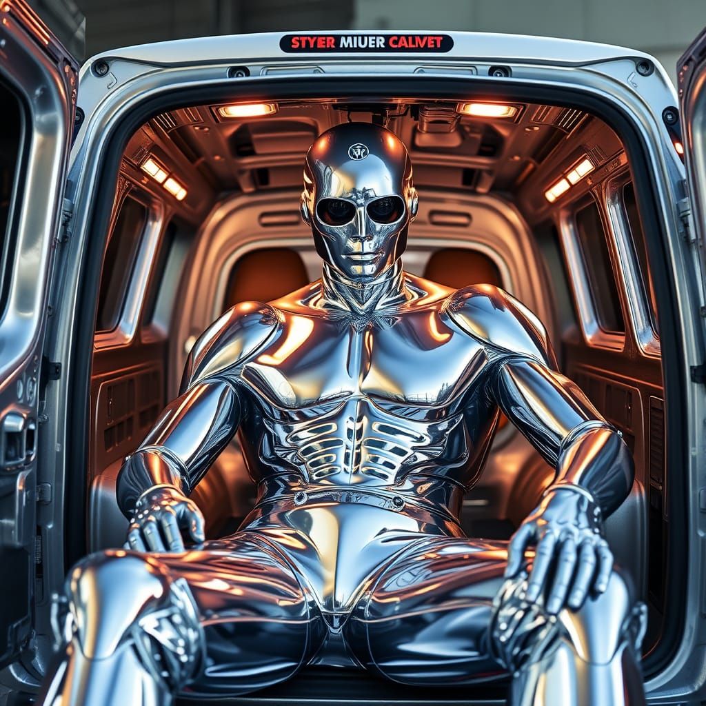 Metallic T-1000 Van of Silver Surfer
