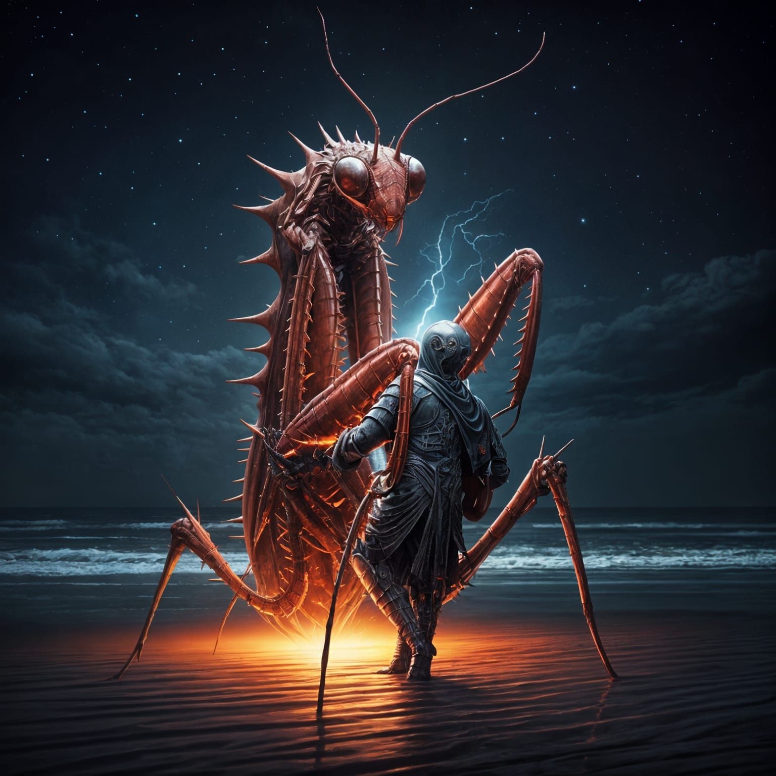 Achaekek fighting Gorum