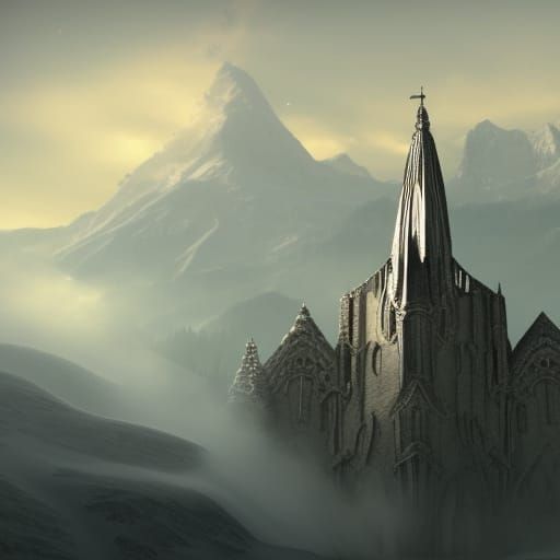 Excalibur SSK in the Alps: Cinematic Digital Art