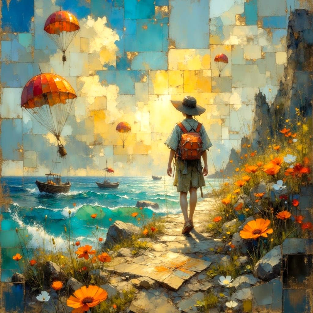 Surreal Golden Thread: Parachutes, Lifeboats, and Treasure