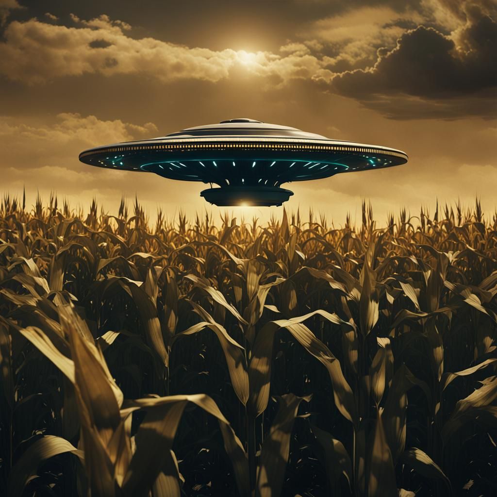 UFO Over Cornfield: Film Noir Sci-Fi