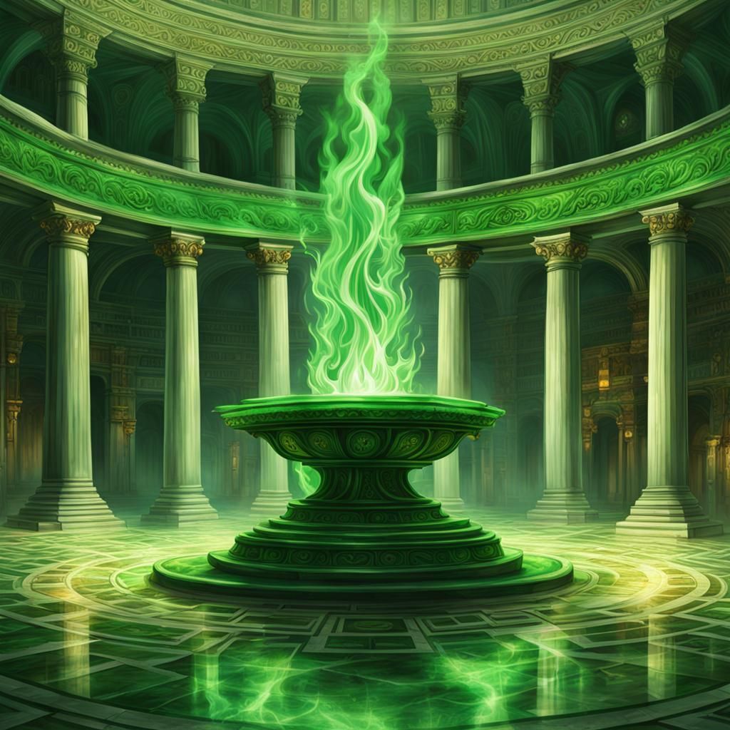 Green flame of truth