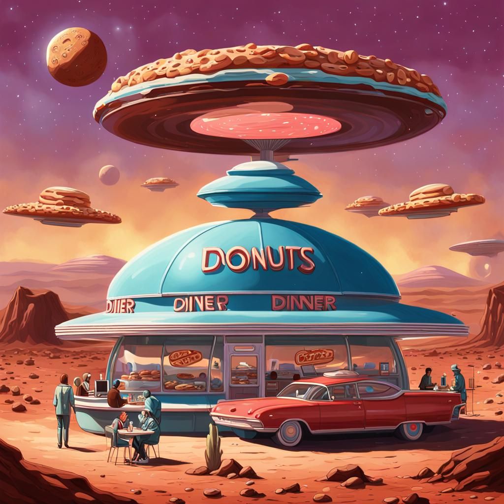 Martian Donut Shop