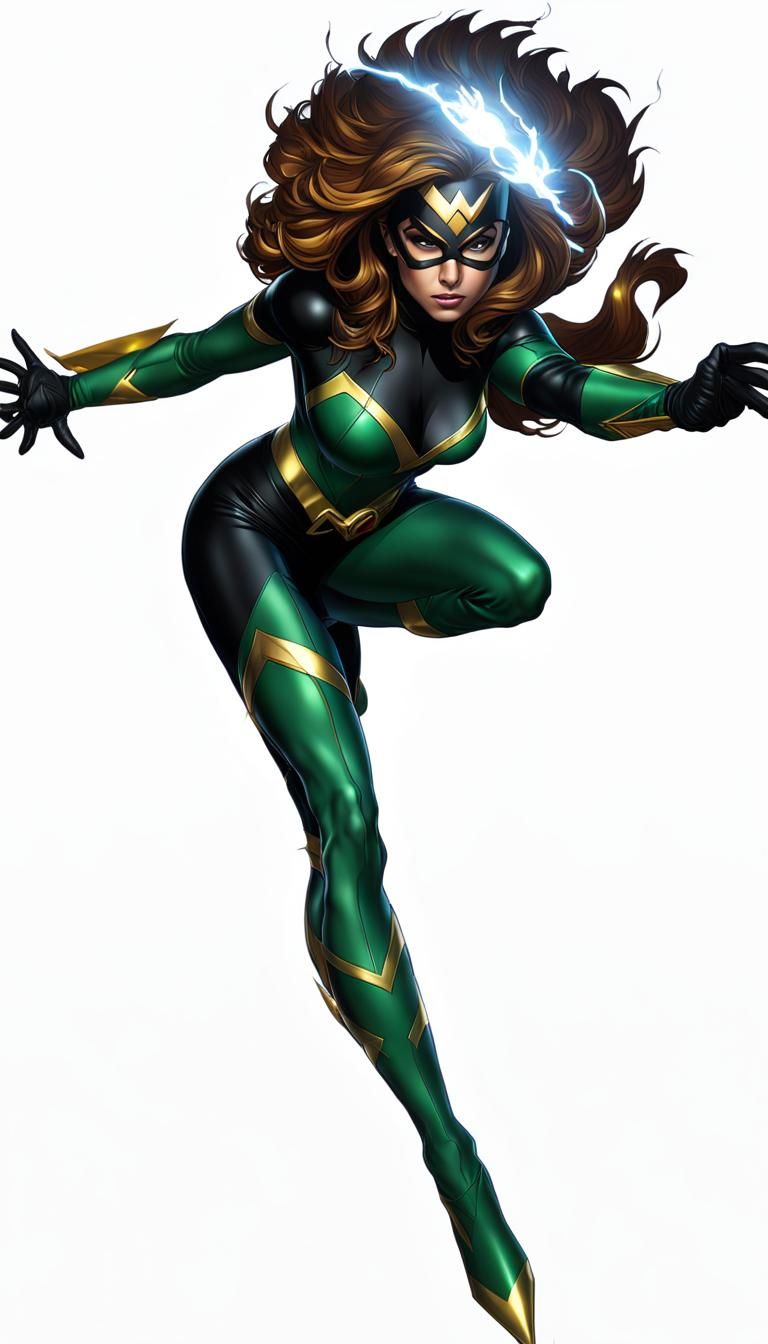 Rogue in Ms Marvel Costume: Fantasy Concept Art