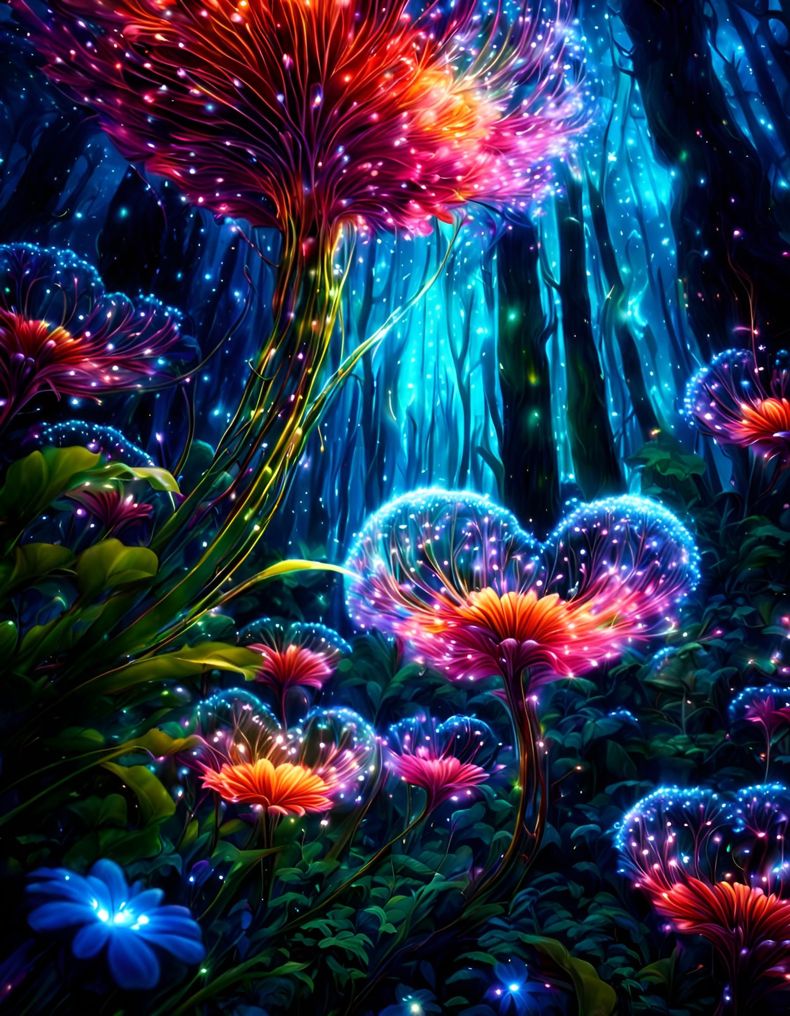 Glowing Magical Plants - 3