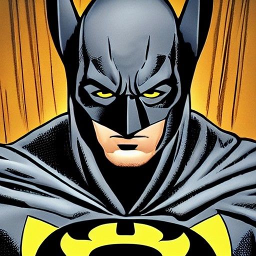 Stylized Batman Illustration