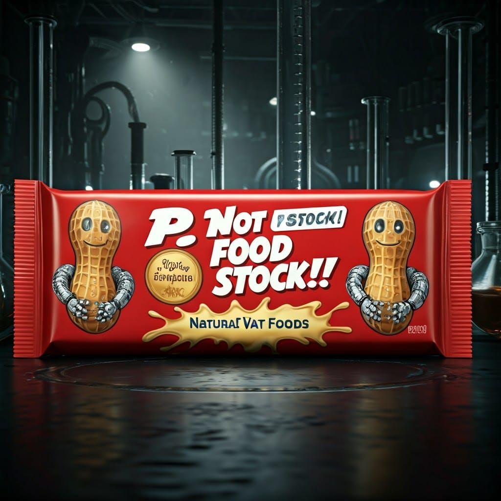 Cyborg Peanut Candy Bar from the Future