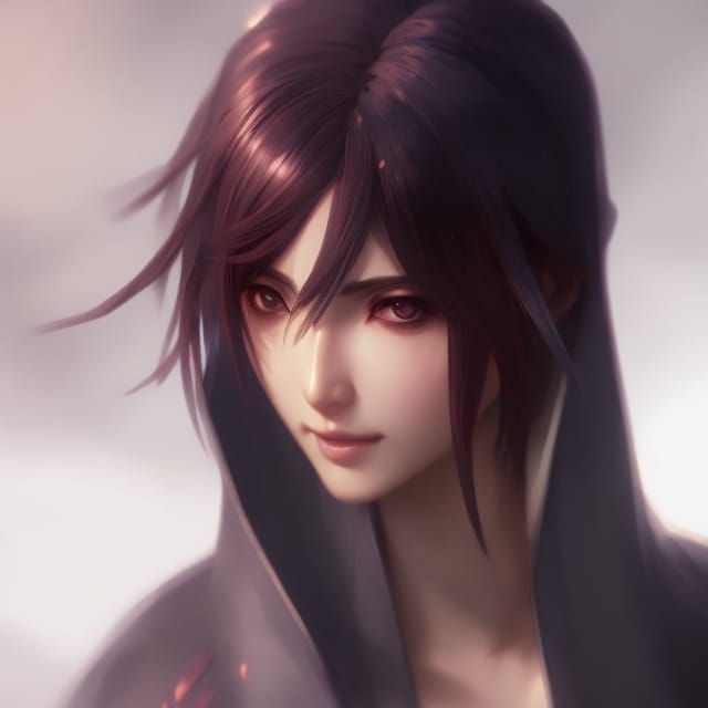 Rukia Portrait: Dynamic Lighting, Hyperdetailed Splash Art